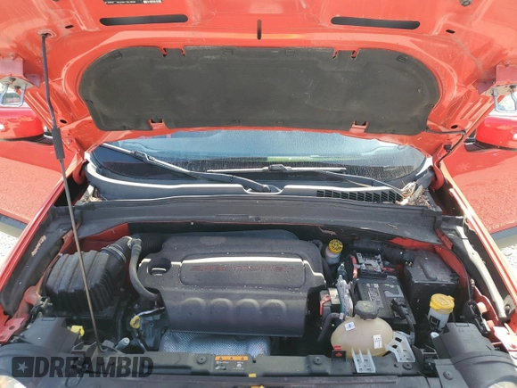 2018 Jeep Renegade Latitude with VIN ZACCJABB4JPJ46537, listed as a Copart auction lot 53843355 with 69,536 mi miles and Salvage title. Bid and sale history available at DreamBid. Image 12.