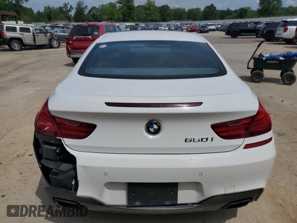 2012 BMW 6 Series 650i with VIN WBALX3C56CC528773, listed as a Copart auction lot 55148745 with 152,708 mi miles and Clean Title. Bid and sale history available at carsss.com. Image 6.