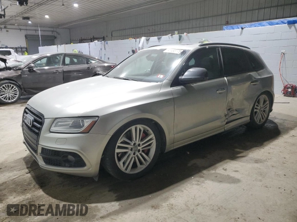 2017 Audi SQ5 Prestige with VIN WA1VCAFP9HA059832, listed as a Copart auction lot 41493775 with 162,554 mi miles and Salvage title. Bid and sale history available at DreamBid. Image 1.