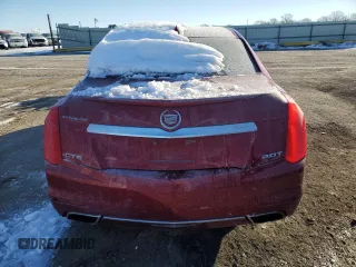 2014 Cadillac CTS Luxury RWD with VIN 1G6AR5SX0E0156163, listed as a Copart auction lot 88473785 with 95,042 mi miles and Salvage Title. Bid and sale history available at carsss.com. Image 6.