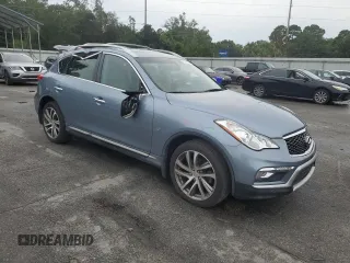 2017 Infiniti QX50 with VIN JN1BJ0RP8HM388592, listed as a Copart auction lot 72812894 with 40,425 mi miles and Salvage Title. Bid and sale history available at carsss.com. Image 4.