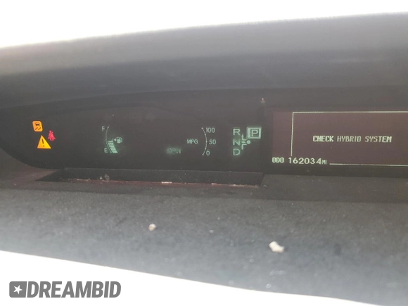 2010 Toyota Prius II z VIN JTDKN3DU5A0198858, wystawiony jako Copart lot #60327435 z przebiegiem 162 034 mil mil oraz Czysty tytuł • Clean title. Historia ofert i sprzedaży dostępna na DreamBid. Obrazek 9.