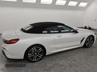2024 BMW 8 Series 840i with VIN WBADZ4C07RCR83052, listed as a Copart auction lot 49507695 with 22,003 mi miles and Clean Title. Bid and sale history available at carsss.com. Image 3.