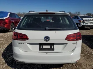 2017 Volkswagen Golf SportWagen S with VIN 3VWC17AU0HM501982, listed as a Copart auction lot 49451225 with 124,296 mi miles and Salvage Title. Bid and sale history available at carsss.com. Image 6.