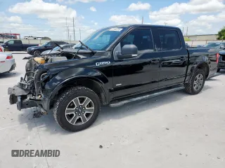 2016 Ford F-150 XL with VIN 1FTEW1CP5GKF31048, listed as a Copart auction lot 61764705 with 162,457 mi miles and Salvage title. Bid and sale history available at DreamBid. Image 1.