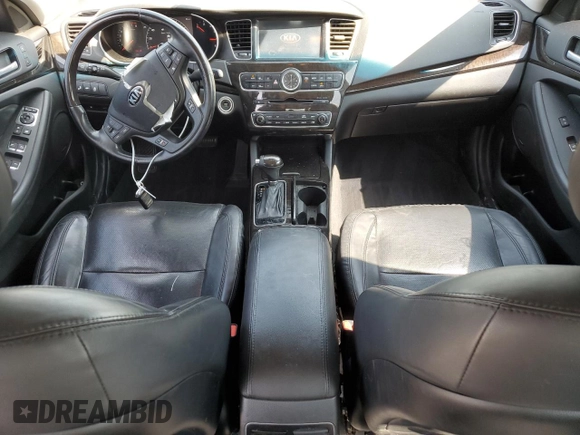 2015 Kia Cadenza Premium with VIN KNALN4D72F5174254, listed as a Copart auction lot 72130824 with 103,220 mi miles and Salvage Title. Bid and sale history available at carsss.com. Image 8.