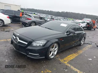 2012 Mercedes-Benz CLS 550 with VIN WDDLJ7DB8CA012657, listed as a IAAI auction lot 41235586 with 157,760 mi miles and . Bid and sale history available at DreamBid. Image 2.