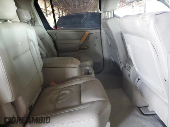2007 Infiniti QX56 with VIN 5N3AA08A17N800403, listed as a Copart auction lot 69487054 with 107,007 mi miles and Salvage Title. Bid and sale history available at carsss.com. Image 11.