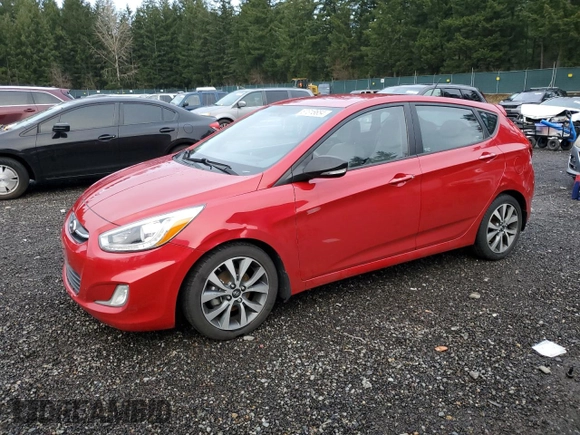 2015 Hyundai Accent Sport with VIN KMHCU5AEXFU205024, listed as a Copart auction lot 87318654 with 113,198 mi miles and Clean Title. Bid and sale history available at carsss.com. Image 1.