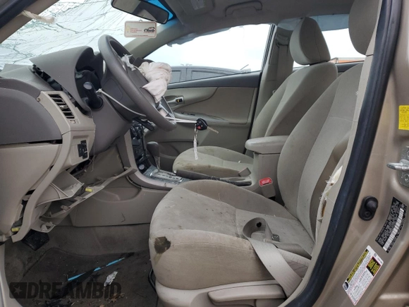 2010 Toyota Corolla with VIN 2T1BU4EE7AC487164, listed as a Copart auction lot 44238585 with 168,179 mi miles and Salvage Title. Bid and sale history available at carsss.com. Image 7.