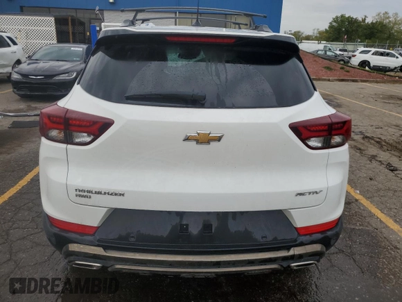 2023 Chevrolet TrailBlazer ACTIV with VIN KL79MSSL5PB075979, listed as a Copart auction lot 74554484 with 47,757 mi miles and Salvage Title. Bid and sale history available at DreamBid. Image 6.