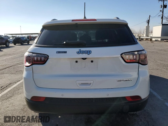 2017 Jeep Compass Sport with VIN 3C4NJCAB1HT672619, listed as a Copart auction lot 87966095 with 89,870 mi miles and Clean Title. Bid and sale history available at carsss.com. Image 6.