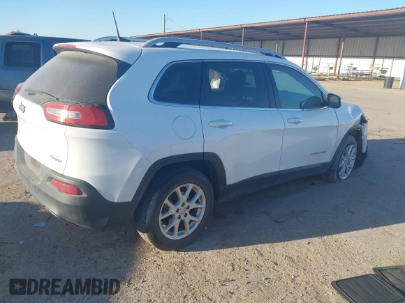 2018 Jeep Cherokee Latitude Plus with VIN 1C4PJLLB1JD590634, listed as a IAAI auction lot 41801859 with 89,457 mi miles. Bid and sale history available at carsss.com. Image 4.