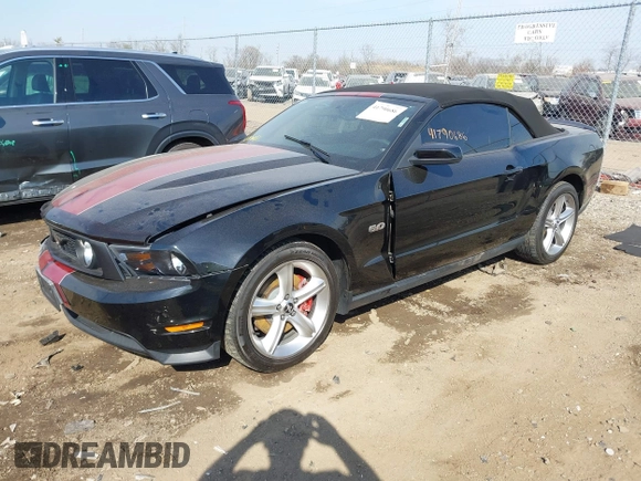 2011 Ford Mustang GT with VIN 1ZVBP8FF4B5116951, listed as a IAAI auction lot 41790686 with 62,880 mi miles and . Bid and sale history available at DreamBid. Image 17.