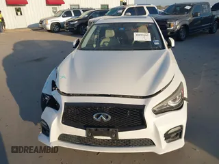 2015 Infiniti Q50 Premium with VIN JN1BV7AP1FM336842, listed as a IAAI auction lot 40893482 with 96,634 mi miles. Bid and sale history available at carsss.com. Image 12.