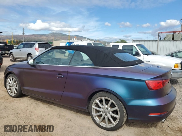 2015 Audi A3 Premium Plus z VIN WAU3FLFF8F1135977, wystawiony jako Copart lot #82599554 z przebiegiem 74 641 mil mil oraz Szkoda całkowita • Salvage title. Historia ofert i sprzedaży dostępna na DreamBid. Obrazek 2.