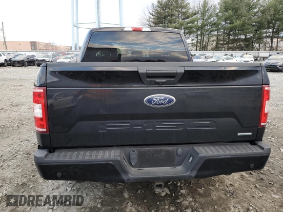2019 Ford F-150 XL with VIN 1FTEW1EP5KFC28415, listed as a Copart auction lot 87907695 with 39,981 mi miles and Salvage Title. Bid and sale history available at carsss.com. Image 6.