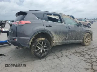 2017 Toyota RAV4 SE with VIN 2T3JFREVXHW608093, listed as a Copart auction lot 57396445 with 46,835 mi miles and Salvage title. Bid and sale history available at DreamBid. Image 3.