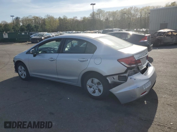 2014 Honda Civic LX z VIN 2HGFB2F55EH522937, wystawiony jako Copart lot #55360445 z przebiegiem 128 422 mil mil oraz Szkoda całkowita • Salvage title. Historia ofert i sprzedaży dostępna na DreamBid. Obrazek 2.
