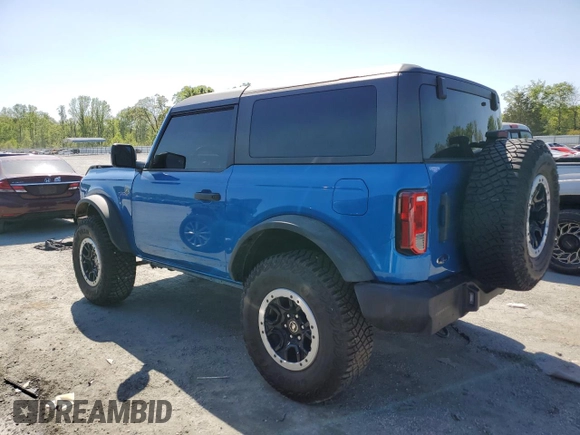 2024 Ford Bronco Big Bend z VIN 1FMDE7AH9RLA94869, wystawiony jako Copart lot #51317025 z przebiegiem 6 884 mil mil oraz Szkoda całkowita • Salvage title. Historia ofert i sprzedaży dostępna na DreamBid. Obrazek 2.