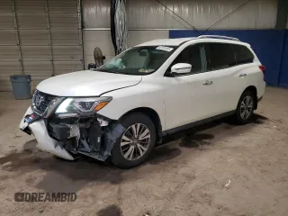 2017 Nissan Pathfinder SL with VIN 5N1DR2MM3HC688744, listed as a Copart auction lot 62030485 with 121,006 mi miles and Salvage title. Bid and sale history available at DreamBid. Image 1.