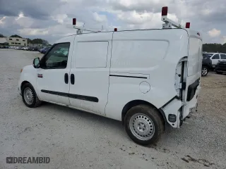 2022 Ram ProMaster City Cargo Van Tradesman with VIN ZFBHRFAB9N6W47872, listed as a Copart auction lot 54801925 with 91,656 mi miles and Salvage Title. Bid and sale history available at carsss.com. Image 2.
