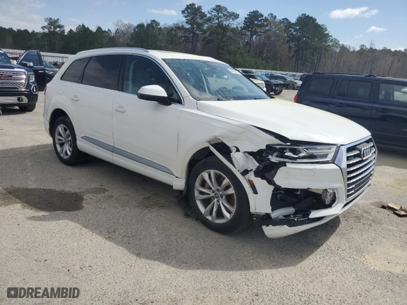 2018 Audi Q7 Premium Plus with VIN WA1LHAF74JD007781, listed as a Copart auction lot 48602205 with 80,430 mi miles and Salvage Title. Bid and sale history available at carsss.com. Image 4.