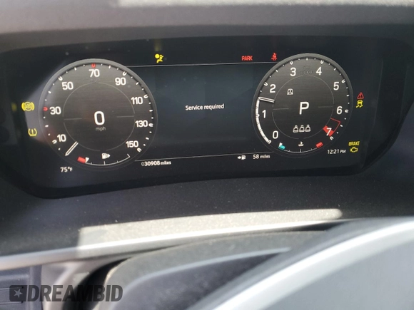 2023 Land Rover Defender S with VIN SALEJ7EX9P2225543, listed as a Copart auction lot 58923035 with 30,908 mi miles and Clean title. Bid and sale history available at DreamBid. Image 9.