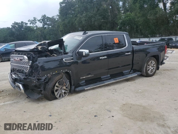 2020 GMC Sierra 1500 Denali with VIN 1GTU9FED5LZ267544, listed as a Copart auction lot 61575405 with 37,528 mi miles and Non repairable. Bid and sale history available at DreamBid. Image 1.
