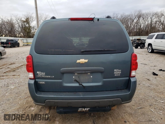 2007 Chevrolet Uplander LT w/1LT with VIN 1GNDV33W57D151365, listed as a Copart auction lot 87289494 with 65,354 mi miles and Salvage Title. Bid and sale history available at carsss.com. Image 6.