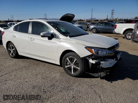 2023 Subaru Impreza Premium with VIN 4S3GKAD6XP3600515, listed as a Copart auction lot 43588575 with 5,059 mi miles and Salvage title. Bid and sale history available at DreamBid. Image 4.