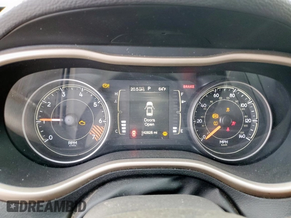 2015 Jeep Cherokee Latitude with VIN 1C4PJLCB4FW539933, listed as a Copart auction lot 49558245 with 142,828 mi miles and Salvage Title. Bid and sale history available at carsss.com. Image 9.