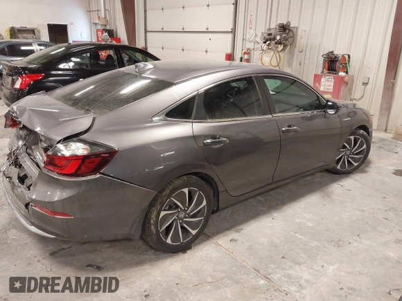 2022 Honda Insight Touring with VIN 19XZE4F98NE011462, listed as a IAAI auction lot 41620374 with 20,078 mi miles and . Bid and sale history available at DreamBid. Image 13.