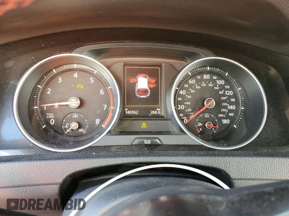2016 Volkswagen Golf GTI SE with VIN 3VW5T7AU8GM010917, listed as a Copart auction lot 89059365 with 149,362 mi miles and Non Repairable. Bid and sale history available at carsss.com. Image 9.