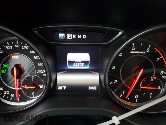 2018 Mercedes-Benz CLA 45 AMG with VIN WDDSJ5CB0JN577816, listed as a Copart auction lot 39734384 with 55,203 mi miles and . Bid and sale history available at DreamBid. Image 9.