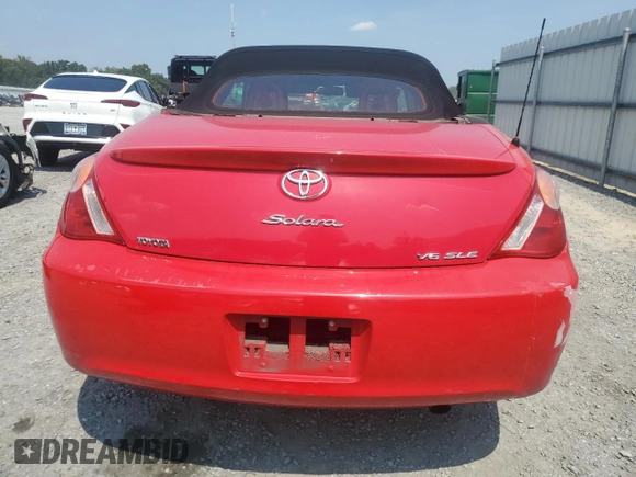 2006 Toyota Solara SE with VIN 4T1FA38P96U088246, listed as a Copart auction lot 69584054 with 143,392 mi miles and Salvage Title. Bid and sale history available at carsss.com. Image 6.