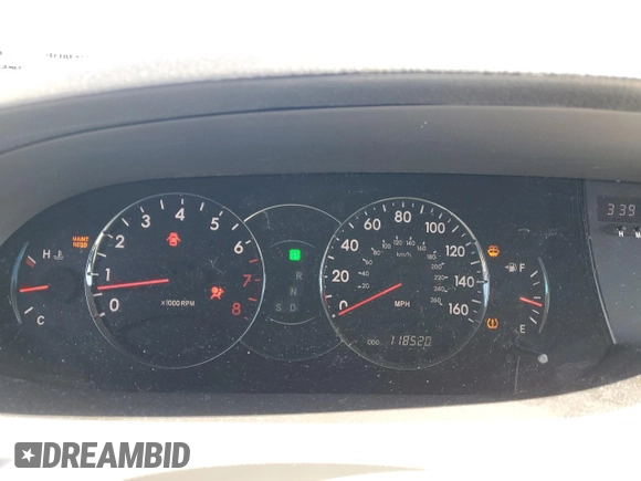 2007 Toyota Avalon XL with VIN 4T1BK36B17U185168, listed as a Copart auction lot 51603335 with 118,520 mi miles and Salvage Title. Bid and sale history available at carsss.com. Image 9.
