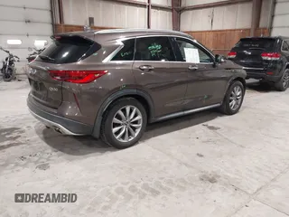 2019 Infiniti QX50 Luxe with VIN 3PCAJ5M36KF134096, listed as a IAAI auction lot 41851337 with 77,647 mi miles and . Bid and sale history available at DreamBid. Image 4.