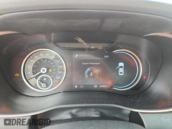 2023 Genesis G70 2.0T with VIN KMTG34TA3PU108506, listed as a Copart auction lot 61137005 with 40,950 mi miles and Salvage title. Bid and sale history available at DreamBid. Image 9.