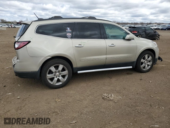2016 Chevrolet Traverse LTZ with VIN 1GNKVJKD3GJ192400, listed as a Copart auction lot 52664495 with 150,272 mi miles and Salvage Title. Bid and sale history available at DreamBid. Image 3.