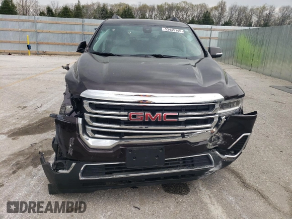 2020 GMC Acadia SLT z VIN 1GKKNMLSXLZ169445, wystawiony jako Copart lot #53445145 z przebiegiem 32 860 mil mil oraz Szkoda całkowita • Salvage title. Historia ofert i sprzedaży dostępna na DreamBid. Obrazek 5.