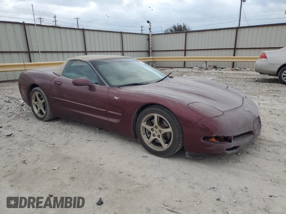 2003 Chevrolet Corvette with VIN 1G1YY32G235117862, listed as a Copart auction lot 77708764 with 41,784 mi miles and Salvage Title. Bid and sale history available at carsss.com. Image 4.