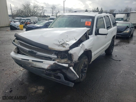 2001 Chevrolet Tahoe LS with VIN 1GNEK13T81R201211, listed as a Copart auction lot 37158552 with 0 mi miles and Salvage Title. Bid and sale history available at carsss.com. Image 9.