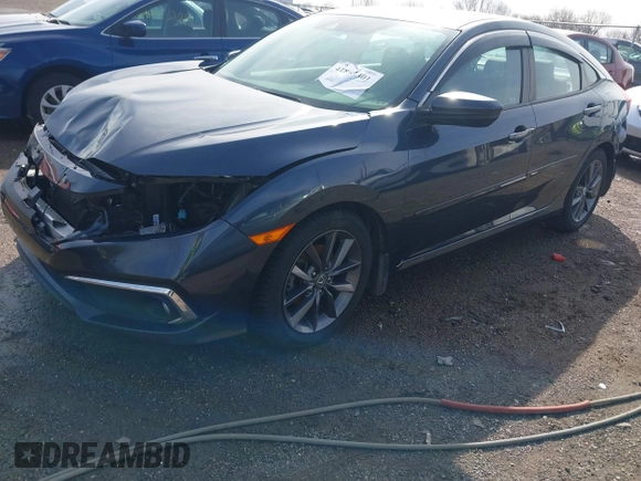 2019 Honda Civic Sedan EX with VIN 19XFC1F33KE010363, listed as a IAAI auction lot 41863301 with 77,578 mi miles. Bid and sale history available at carsss.com. Image 2.