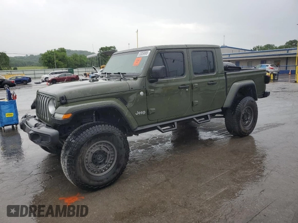 2022 Jeep Gladiator High Altitude with VIN 1C6HJTFG3NL175555, listed as a Copart auction lot 53059995 with 23,014 mi miles and Salvage title. Bid and sale history available at DreamBid. Image 1.