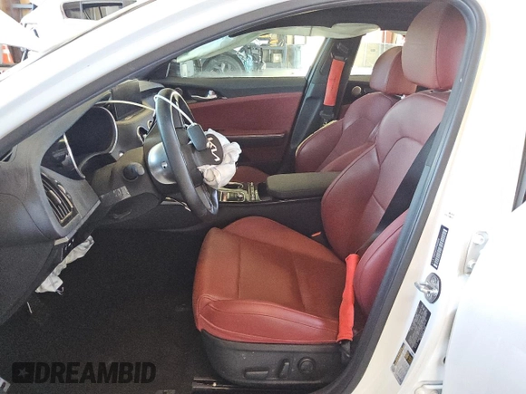 2023 Kia Stinger GT-Line with VIN KNAE35LD7P6135618, listed as a Copart auction lot 81674564 with 20,068 mi miles and Clean Title. Bid and sale history available at DreamBid. Image 7.