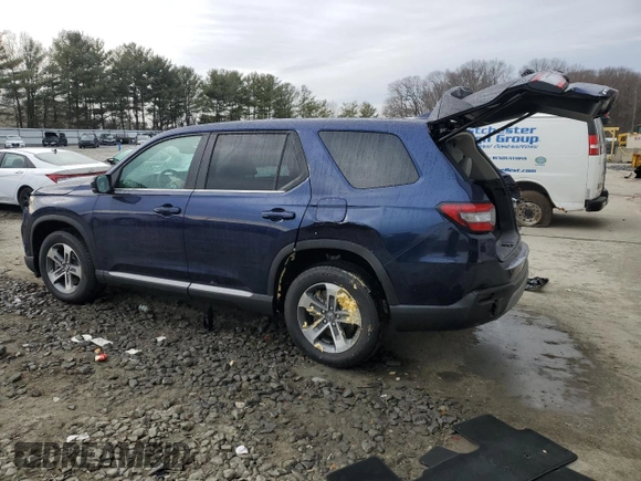 2024 Honda Pilot EX-L 8 Passenger with VIN 5FNYG1H43RB040972, listed as a Copart auction lot 47807115 with 8,930 mi miles and Salvage Title. Bid and sale history available at carsss.com. Image 2.