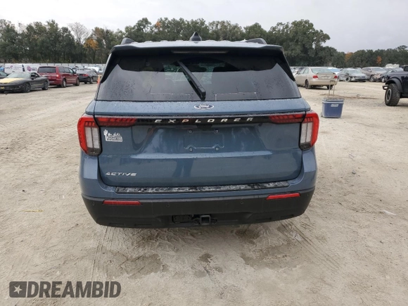 2025 Ford Explorer Active with VIN 1FMUK7DHXSGA16958, listed as a Copart auction lot 84375464 with 1,876 mi miles and Non Repairable. Bid and sale history available at carsss.com. Image 6.