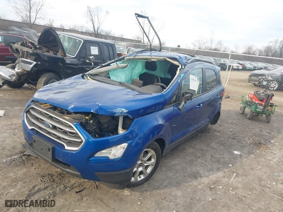 2019 Ford EcoSport SE with VIN MAJ3S2GE1KC262038, listed as a IAAI auction lot 41900360 with 52,459 mi miles. Bid and sale history available at carsss.com. Image 18.