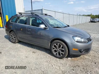 2014 Volkswagen Jetta SportWagen TDI w/Sunroof & Nav with VIN 3VWPL7AJ6EM620603, listed as a Copart auction lot 71386874 with 209,660 mi miles and Salvage Title. Bid and sale history available at carsss.com. Image 4.